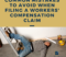 Prevent injuries at work.